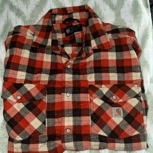 Men’s Carhartt flannel button up
